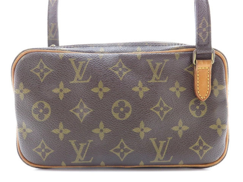 Louis Vuitton Marly Shoulder Monogram Bag Bandouliere Pochette Brown
